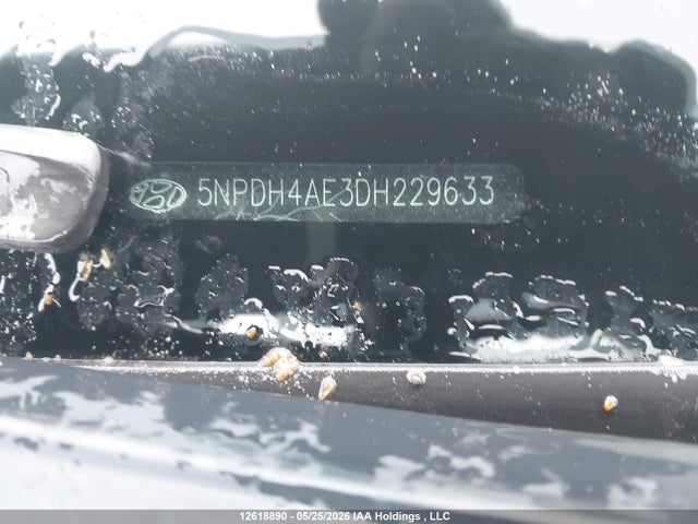 2013 Hyundai Elantra Gl მანქანა იყიდება აუქციონზე, vin: 5NPDH4AE3DH229633, აუქციონის ნომერი: 12618890