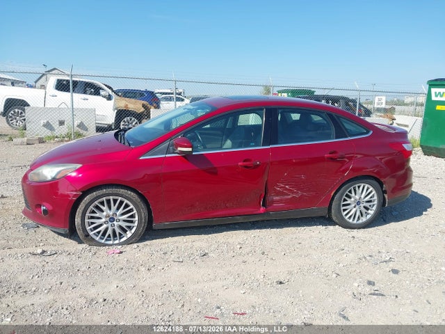12624188 :رقم المزاد ، 1FADP3J25EL385467 vin ، 2014 Ford Focus Titanium مزاد بيع