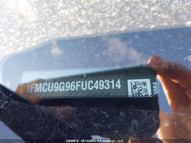 Aukcja sprzedaży 2015 Ford Escape Se, vin: 1FMCU9G96FUC49314, numer aukcji: 12609919