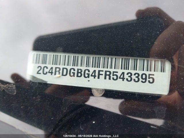 2C4RDGBG4FR543395 Dodge Grand Caravan Se/sxt
