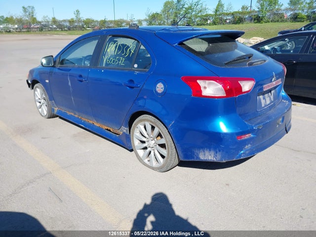 Продаж на аукціоні авто 2010 Mitsubishi Lancer Sportback Gts, vin: JA32X8HW2AU600572, номер лоту: 12615337