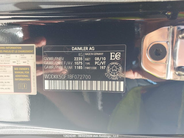 Продажа на аукционе авто 2011 Mercedes-benz E 350, vin: WDDKK5GF1BF072700, номер лота: 12624249