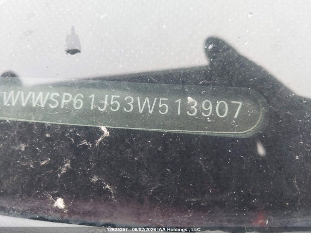 Aukcja sprzedaży 2003 Volkswagen Jetta Gls Tdi, vin: WVWSP61J53W513907, numer aukcji: 12624257