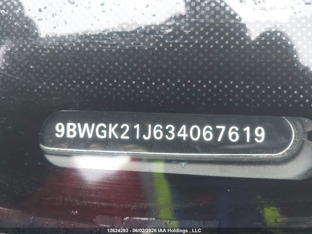 12624293 :رقم المزاد ، 9BWGK21J634067619 vin ، 2003 Volkswagen Golf Gls مزاد بيع