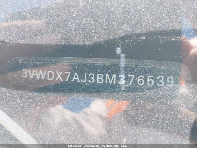 Aukcja sprzedaży 2011 Volkswagen Jetta 2.5l Comfortline/2.5l Sportline, vin: 3VWDX7AJ3BM376539, numer aukcji: 12624326