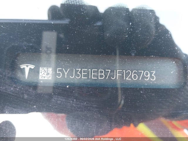 Aukcja sprzedaży 2018 Tesla Model 3, vin: 5YJ3E1EB7JF126793, numer aukcji: 12624360