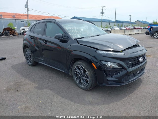 12624374 :رقم المزاد ، KM8K6CA39NU783882 vin ، 2022 Hyundai Kona Le N Line Awd مزاد بيع