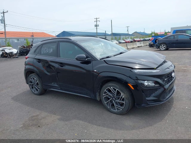 2022 Hyundai Kona Le N Line Awd მანქანა იყიდება აუქციონზე, vin: KM8K6CA39NU783882, აუქციონის ნომერი: 12624374