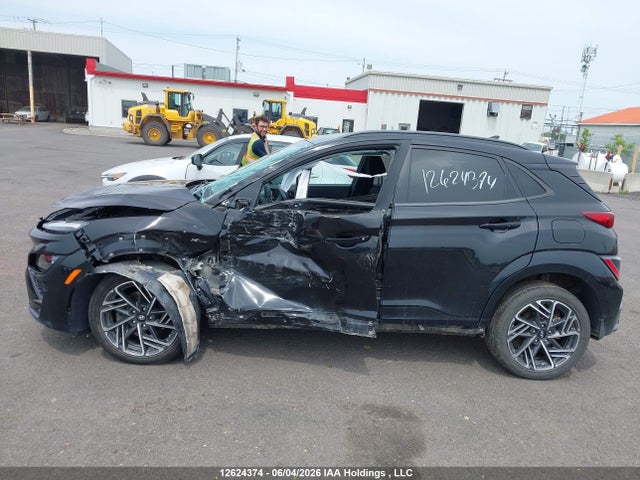 2022 Hyundai Kona Le N Line Awd მანქანა იყიდება აუქციონზე, vin: KM8K6CA39NU783882, აუქციონის ნომერი: 12624374