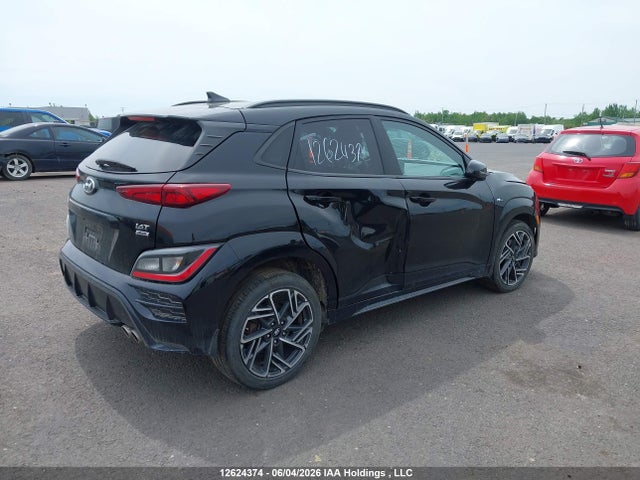 2022 Hyundai Kona Le N Line Awd მანქანა იყიდება აუქციონზე, vin: KM8K6CA39NU783882, აუქციონის ნომერი: 12624374