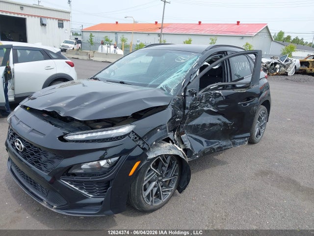 2022 Hyundai Kona Le N Line Awd მანქანა იყიდება აუქციონზე, vin: KM8K6CA39NU783882, აუქციონის ნომერი: 12624374