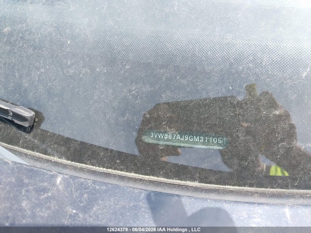 12624379 :رقم المزاد ، 3VWB67AJ9GM311051 vin ، 2016 Volkswagen Jetta Se مزاد بيع