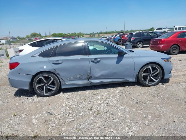 12624396 :رقم المزاد ، 1HGCV1F38NA800747 vin ، 2022 Honda Accord Sport 1.5t مزاد بيع