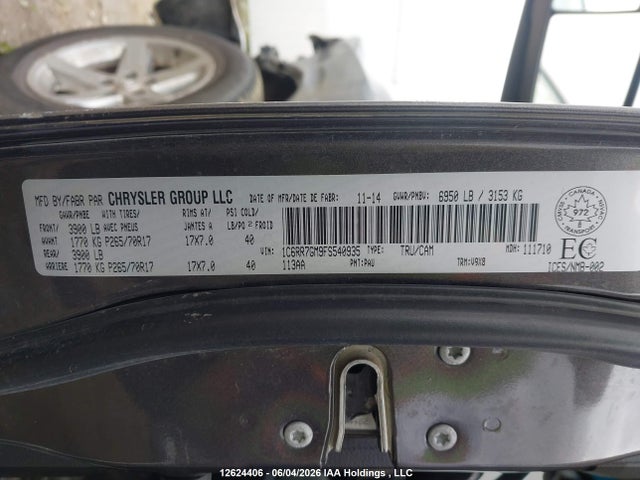 RAM 1500 Slt 2015 1C6RR7GM9FS540935 Image 18