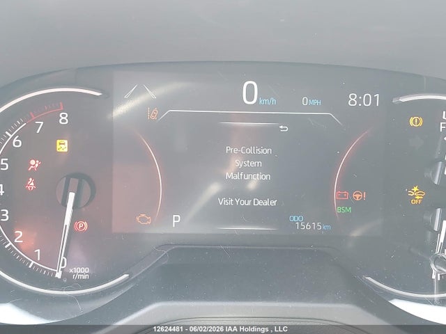 12624481 :رقم المزاد ، 2T3B1RFV2SC561359 vin ، 2025 Toyota Rav4 Le مزاد بيع