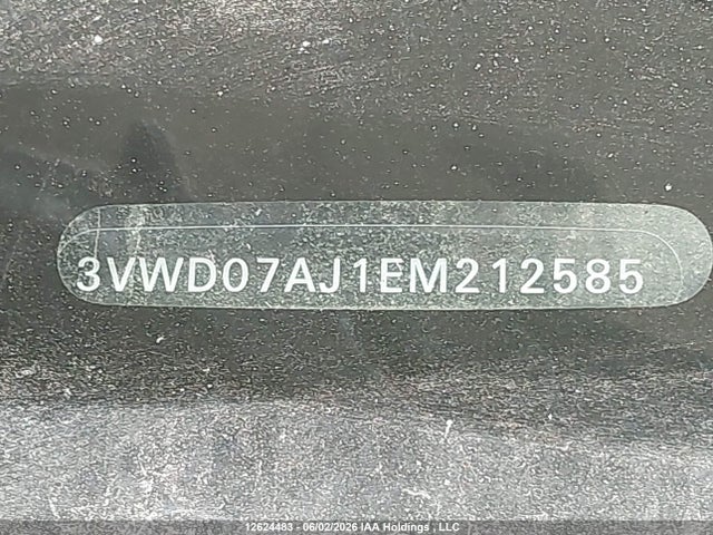3VWD07AJ1EM212585 Volkswagen JETTA SE