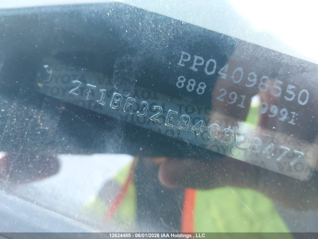 Aukcja sprzedaży 2004 Toyota Corolla, vin: 2T1BR32E84C828477, numer aukcji: 12624485