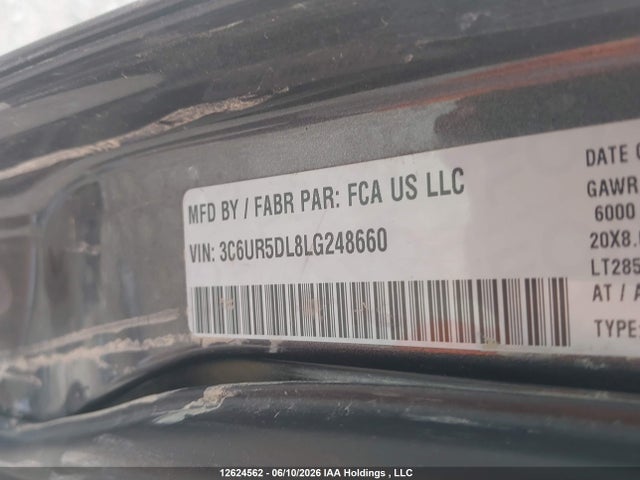 3C6UR5DL8LG248660 RAM 2500 Big Horn
