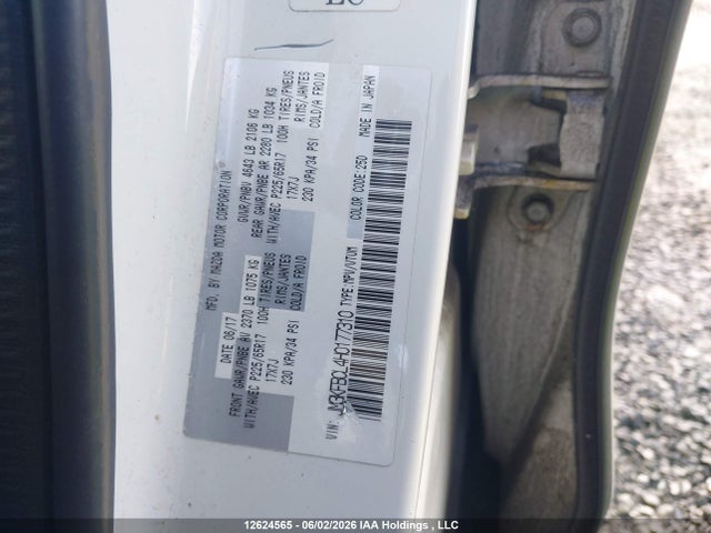 Aukcja sprzedaży 2017 Mazda Cx-5 Gs, vin: JM3KFBCL4H0177310, numer aukcji: 12624565