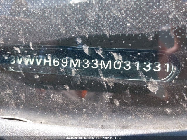 Продажа на аукционе авто 2003 Volkswagen Jetta Gli, vin: 3VWVH69M33M031331, номер лота: 12624569
