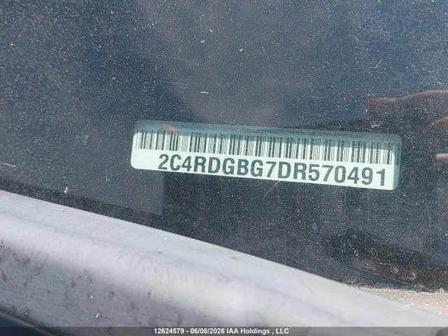 12624579 :رقم المزاد ، 2C4RDGBG7DR570491 vin ، 2013 Dodge Grand Caravan مزاد بيع