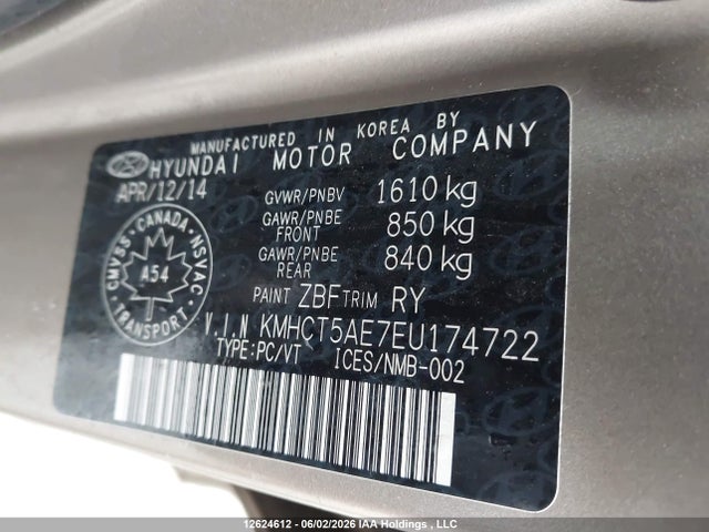 Aukcja sprzedaży 2014 Hyundai Accent, vin: KMHCT5AE7EU174722, numer aukcji: 12624612