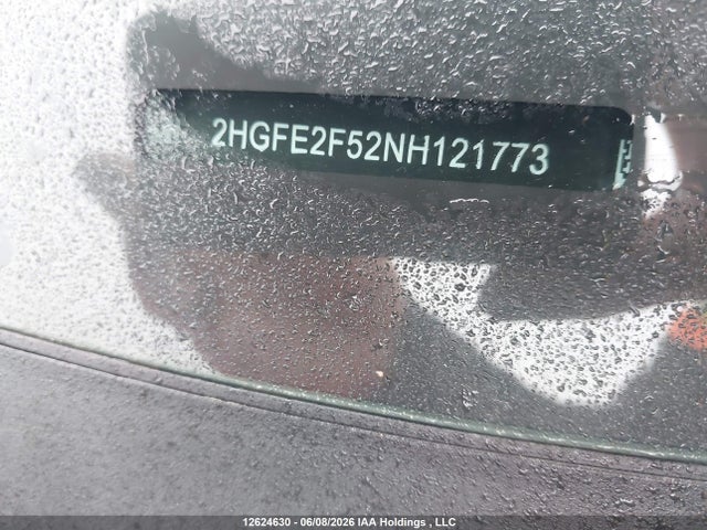 Aukcja sprzedaży 2022 Honda Civic Sport, vin: 2HGFE2F52NH121773, numer aukcji: 12624630