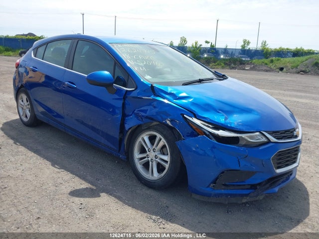 12624715 :رقم المزاد ، 3G1BE6SM2JS520460 vin ، 2018 Chevrolet Cruze Lt Auto مزاد بيع