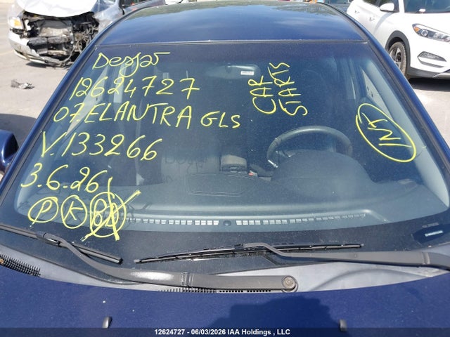 Продаж на аукціоні авто 2007 Hyundai Elantra Gl/gls, vin: KMHDU45D07U133266, номер лоту: 12624727
