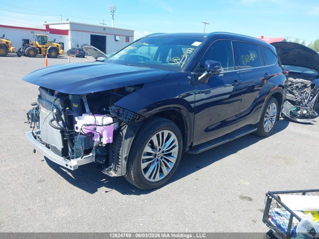 2026 Toyota Highlander Hybrid Limited Awd მანქანა იყიდება აუქციონზე, vin: 5TDEBRCHXTS712023, აუქციონის ნომერი: 12624769