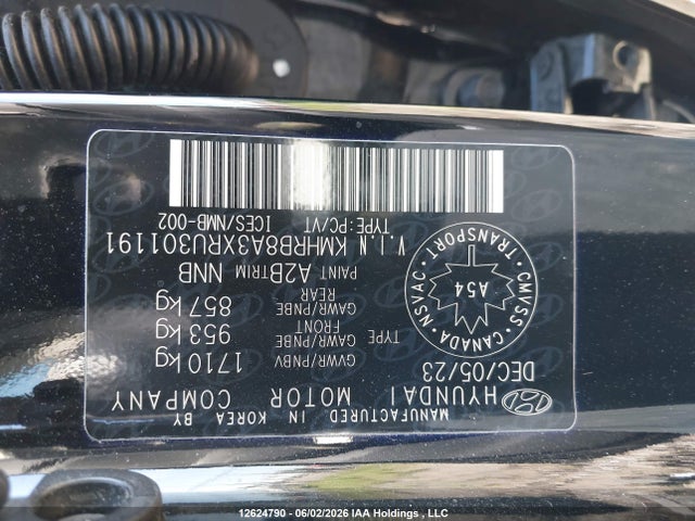 KMHRB8A3XRU301191 Hyundai Venue