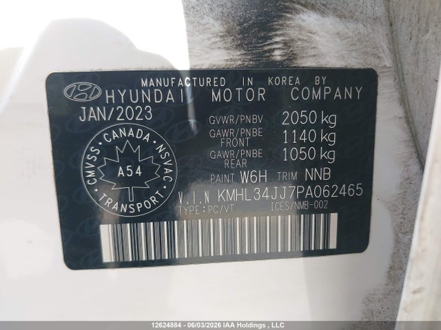 Aukcja sprzedaży 2023 Hyundai Sonata Hybrid Ultimate, vin: KMHL34JJ7PA062465, numer aukcji: 12624884