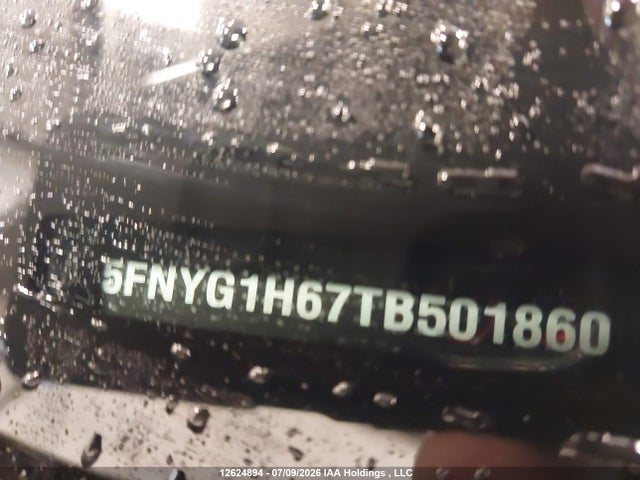 Honda Pilot Trailsport 2026 5FNYG1H67TB501860 Image 9