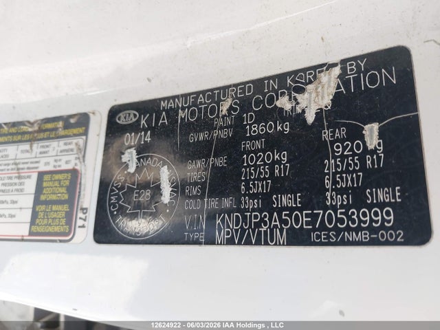 Aukcja sprzedaży 2014 Kia Soul +, vin: KNDJP3A50E7053999, numer aukcji: 12624922