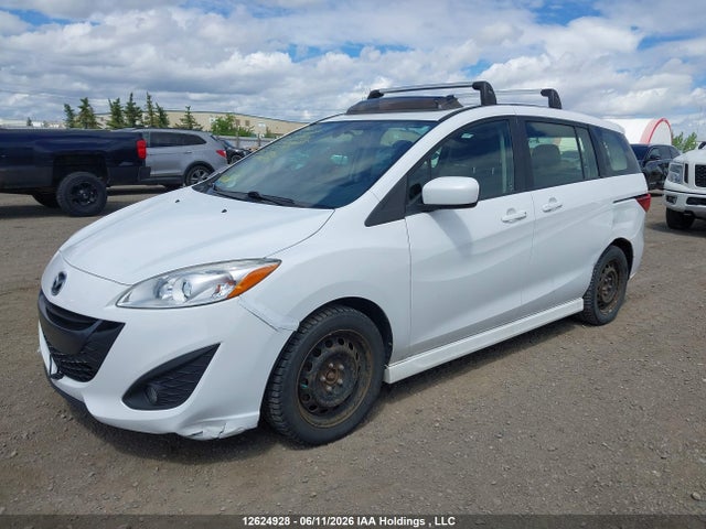 2012 Mazda Mazda5 Gt მანქანა იყიდება აუქციონზე, vin: JM1CW2DLXC0141240, აუქციონის ნომერი: 12624928