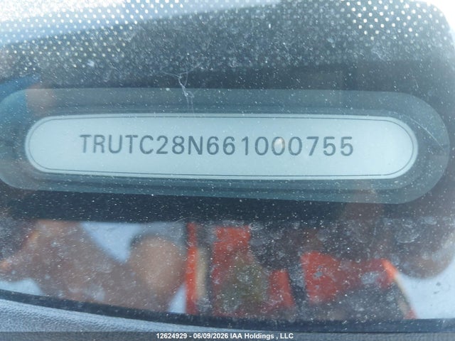 2006 Audi Tt მანქანა იყიდება აუქციონზე, vin: TRUTC28N661000755, აუქციონის ნომერი: 12624929