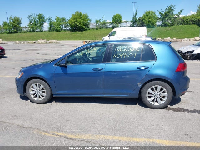Aukcja sprzedaży 2016 Volkswagen Golf 1.8 Tsi Comfortline/1.8 Tsi Highline/1.8 Tsi Trendline, vin: 3VW217AU0GM049607, numer aukcji: 12620602