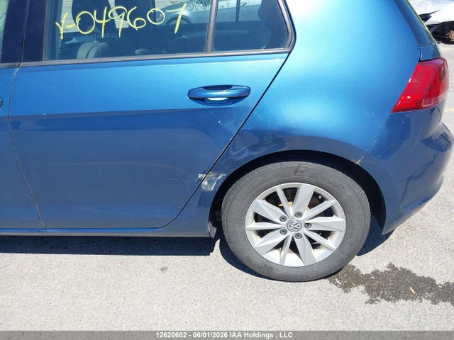 Aukcja sprzedaży 2016 Volkswagen Golf 1.8 Tsi Comfortline/1.8 Tsi Highline/1.8 Tsi Trendline, vin: 3VW217AU0GM049607, numer aukcji: 12620602