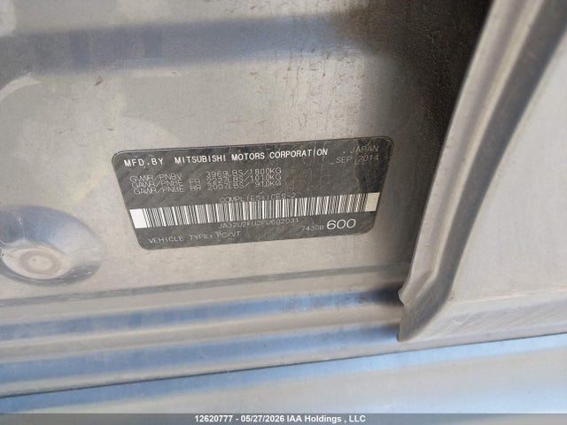 JA32U2FU2FU602031 Mitsubishi Lancer Gt/se