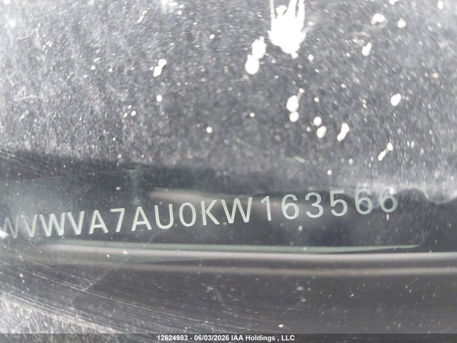 Продаж на аукціоні авто 2019 Volkswagen Golf R 2.0 Tsi, vin: WVWVA7AU0KW163566, номер лоту: 12624983