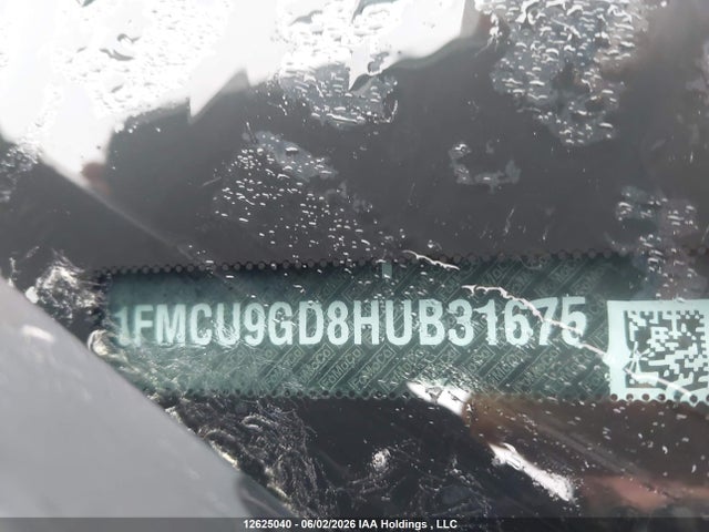 1FMCU9GD8HUB31675 Ford ESCAPE SE