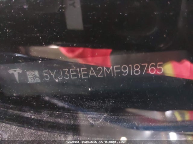 Aukcja sprzedaży 2021 Tesla Model 3, vin: 5YJ3E1EA2MF918765, numer aukcji: 12625044