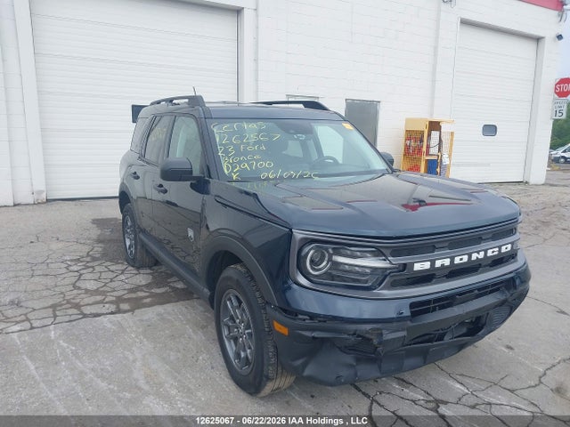 12625067 :رقم المزاد ، 3FMCR9B67PRD29700 vin ، 2023 Ford Bronco Sport Big Bend مزاد بيع