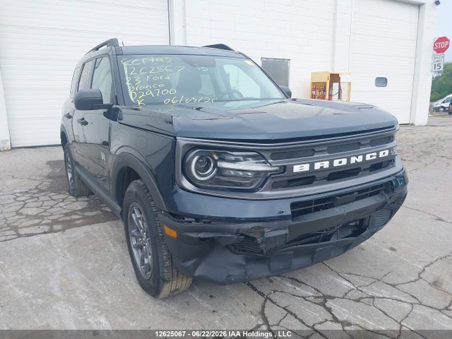 12625067 :رقم المزاد ، 3FMCR9B67PRD29700 vin ، 2023 Ford Bronco Sport Big Bend مزاد بيع
