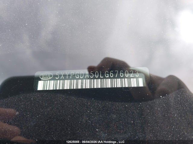 Продаж на аукціоні авто 2020 Kia Sorento 3.3l Black Line/3.3l Lx+, vin: 5XYPGDA50LG676023, номер лоту: 12625088