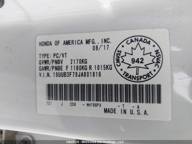 Acura Tlx Advance 2018 19UUB3F79JA801816 Image 9