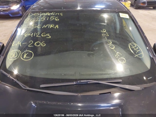 Продаж на аукціоні авто 2016 Nissan Sentra S/sv/sr/sl, vin: 3N1AB7APXGL641269, номер лоту: 12625156