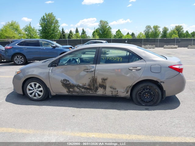 12620900 :رقم المزاد ، 2T1BURHE5EC100299 vin ، 2014 Toyota Corolla Le مزاد بيع