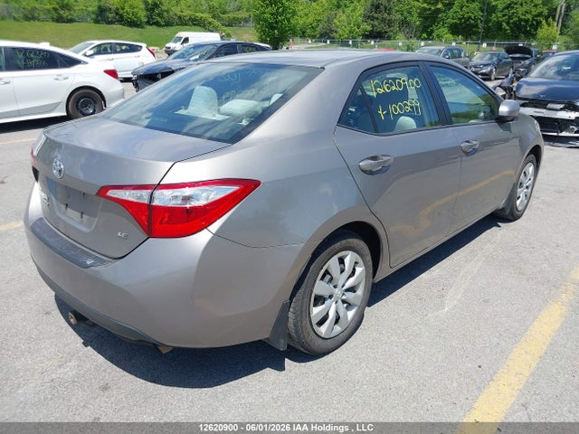 12620900 :رقم المزاد ، 2T1BURHE5EC100299 vin ، 2014 Toyota Corolla Le مزاد بيع
