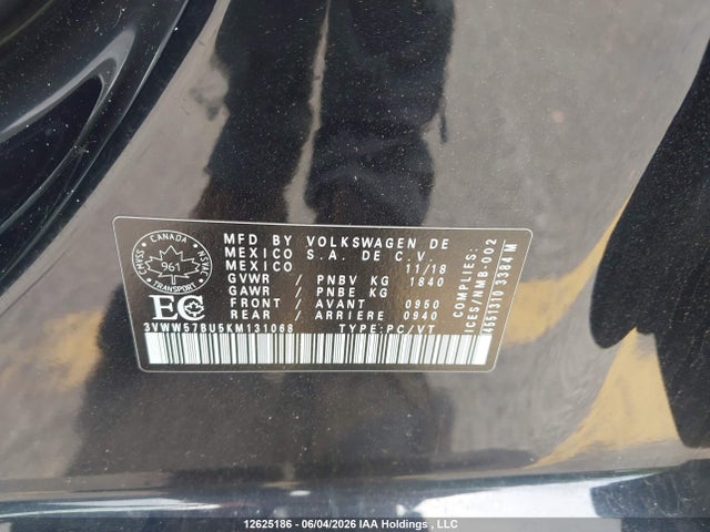 Volkswagen Jetta 2019 3VWW57BU5KM131068 Image 9
